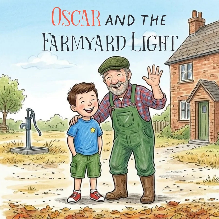 Oscar and the Farmyard Light — front cover